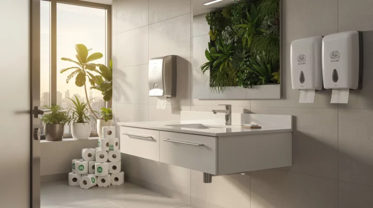 Gestion consommables sanitaires entreprise : guide éco-responsable